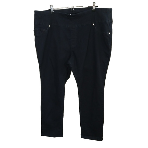 Lee Woman 22WP Blue Jean Slimming Pullon Jeggings Slim Straight Leg - Picture 1 of 11